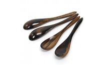 黒柿　壱乃匙（小）４本　漆仕上げ