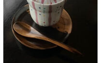 黒柿　壱乃匙（小）４本　漆仕上げ