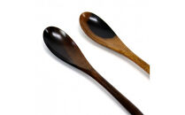 黒柿　壱乃匙セット（大２本、小２本）