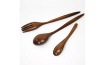 さくらパスタフォーク・パスタスプーン・ティースプーン（漆）