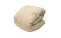 ゴア&nbsp;羽毛ふとん　ダブルサイズ　ホワイトグース　フローラ：ピンク系