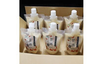 出雲の有機JAS認証　白米・玄米甘酒250ｇ×６本