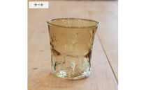 つぶつぶタンブラー　2個セット カーキとオレンジ