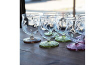 ビアグラス（小）ブルー