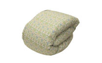 ゴア&nbsp;羽毛ふとん　ホワイトグース　フローラ：ブルー系