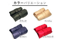 羽毛のレッグウォーマー【ワイドロング】 l ダウン レディース メンズ（ベージュ）