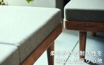 ＜開梱設置＞ソファー  3人掛け アームレス ソファー  3P ローソファー ダイニングソファー  完成品 幅184 オーク材 無垢材 ナチュラル 北欧 カフェ おしゃれ リビング ソファ 座面 硬め クッション 耐久性 高品質 家具 Coccole C451-3