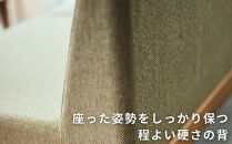 ＜開梱設置＞ソファー 2人掛け 2P ローソファー 2人掛けソファー 完成品 幅124 オーク材 ダイニングソファー 無垢材 ナチュラル 北欧 カフェ おしゃれ リビング ソファ 座面 硬め くつろげる クッション 耐久性 高品質 家具 Coccole C451-2