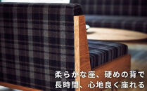 ＜開梱設置＞ソファ 2人掛け アームレス ソファー  2P ローソファー 完成品 幅126 オーク材 ダイニングソファー 無垢材 ナチュラル 北欧 カフェ おしゃれ リビング ソファ 座面 硬め クッション 耐久性 高品質 家具 Coccole C415-2