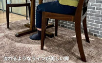 椅子 ダイニングチェア アームレス スタッキング チェア 1脚 2脚 4脚  単品 完成品 座面高46 無垢 天然木 ブラウン 張地 生地 選べる シンプル ナチュラル 北欧  ホテルライク おしゃれ ダイニング リビング 食卓椅子 家具 ABORD W026C 1脚