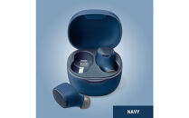 【ネイビー】Bluetooth&nbsp;5.3&nbsp;IPX5&nbsp;防滴&nbsp;完全ワイヤレス&nbsp;ステレオイヤホン&nbsp;カナルタイプPG-BTE17TW