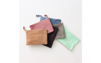 ENISICA&nbsp;エニシカ&nbsp;ジビエ鹿革&nbsp;トモシカポーチM&nbsp;紅杉（べにすぎ）