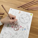 花咲く和紙　ぬり絵&nbsp;「森のどうぶつ」ぬり絵＆モビールキット&nbsp;「世界の国旗」ぬり絵＆ガーランド