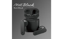 【マットブラック】Bluetooth&nbsp;5.3&nbsp;完全ワイヤレス&nbsp;ステレオイヤホン&nbsp;インナーイヤータイプPG-BTE18TW