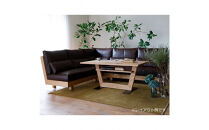 〈HIRASHIMA〉天然無垢材&nbsp;ふっくらと全身を包む&nbsp;ハイバックスタイルのソファ&nbsp;LIBERIA&nbsp;PLUS&nbsp;Sofa&nbsp;168&nbsp;合皮PUレザー&nbsp;/&nbsp;コモド