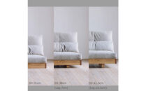 〈HIRASHIMA〉天然無垢材&nbsp;ふっくらと全身を包む&nbsp;ハイバックスタイルのソファ&nbsp;LIBERIA&nbsp;PLUS&nbsp;Sofa&nbsp;168&nbsp;ファブリック&nbsp;/&nbsp;パナマ