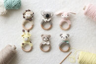 HOPPL（ホップル）手編みamimals（アミマルズ） ガラガラ Koala