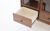 旭川家具&nbsp;MUKU工房オリジナル&nbsp;ジャム&nbsp;キャビネット&nbsp;引出し&nbsp;ウォールナット_04898