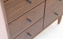 旭川家具&nbsp;MUKU工房オリジナル&nbsp;ジャム&nbsp;リビングチェスト&nbsp;ウォールナット_04901