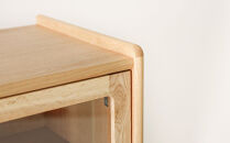 旭川家具&nbsp;MUKU工房オリジナル&nbsp;ジャム&nbsp;カップボード&nbsp;120&nbsp;北海道ナラ_04906