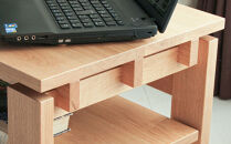 旭川家具 MUKU工房オリジナル ノキ サイドテーブル 北海道ナラ_04910