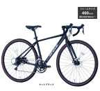 サカイサイクル&nbsp;ロードバイク（シクロクロス460ｍｍ）クローブ・バッシュ（限定車）CRVBSH-460　マットブラック