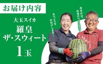 【ポイント交換専用】【先行予約】大玉スイカ『羅皇ザ・スウィート』（こちらの西瓜は大栄西瓜ではありません）&nbsp;2026年7月上旬～7月中旬頃に順次発送