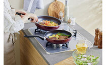 フライパン&nbsp;ダイヤモンドコートフライパン炒め鍋&nbsp;IH・ガス火両用26cm&nbsp;VDI-W26&nbsp;ワインレッド