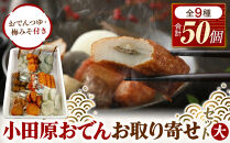 小田原おでんお取り寄せセット大106【惣菜 おでん 小田原のおでん さつま揚げ 鯵さつま うずら包み タコネギボール しんじょ いわしの黒はんぺん ごぼう巻き いわし昆布ボール おでんつゆ 梅みそ 神奈川県 小田原市 】