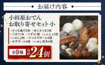 小田原おでんお取り寄せセット小105【惣菜 おでん 小田原のおでん さつま揚げ 鯵さつま うずら包み タコネギボール しんじょ いわしの黒はんぺん ごぼう巻き いわし昆布ボール おでんつゆ 梅みそ 神奈川県 小田原市 】