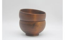 めいぼく椀テッラ小 2樹種セット(ブナ・サクラ)【めいぼく椀テッラ  10.5φ×6cm 手作り ウレタン塗装 国産天然木 おしゃれ プレゼント 記念 お祝い お椀 神奈川県 小田原市 】