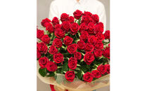 赤バラの花束 50本「いつまでもつづく、恒久の愛」