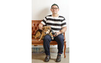 アーティストが『愛しいペットのポートレート』描きますサムホールサイズ スクエア 227×227mm【アート サムホールサイズ　油絵 横井山泰 美術 作家  227×227mm スクエア 神奈川県 小田原市 】