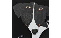 アーティストが『愛しいペットのポートレート』描きます 30号サイズ スクエア 910×910mm【アート 30号サイズ　油絵 横井山泰 美術 作家 910×910mm スクエア 神奈川県 小田原市 】