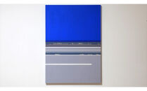 原画【彼女の家までの残りの道を歩いた】オリジナル風景画　キャンバス&nbsp;ペインティング　小田原出身在住イラストレーターの作品　心象風景　子供の頃見た風景　海　空　山