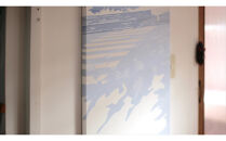 原画【gift】オリジナル風景画　キャンバス&nbsp;ペインティング　小田原出身在住イラストレーターの作品　心象風景　子供の頃見た風景　海　空　山