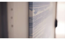 原画【gift】オリジナル風景画　キャンバス&nbsp;ペインティング　小田原出身在住イラストレーターの作品　心象風景　子供の頃見た風景　海　空　山