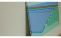 原画【お家に帰ろう】オリジナル風景画　&nbsp;ペインティング　小田原出身在住イラストレーターの作品　心象風景　子供の頃見た風景　海　空　山