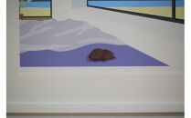 【私の好きな人、昼】小説付き　直筆サイン入り　額付きジークレープリント　小田原にある景色　心象風景　片田舎の風景　子供の頃に見た風景　海　空　山