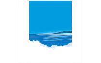 【悲しみと、さようなら】直筆サイン入り　額付きジークレープリント　小田原にある景色　心象風景　片田舎の風景　子供の頃に見た風景　海　空　山