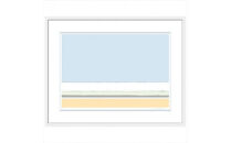 【一緒に歩こう】直筆サイン入り　額付きジークレープリント　小田原にある景色　心象風景　片田舎の風景　子供の頃に見た風景　海　空　山