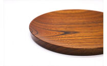 漆 仁取皿 (ニトリ皿) ケヤキΦ24cm　【お皿 グッドデザイン賞受賞 木 雑貨 食器 プレゼント おしゃれ 日本製 神奈川県小田原市】