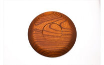 Zelkova皿　21cm 【お皿 木 雑貨 食器 プレゼント おしゃれ プレート 日本製 神奈川県小田原市】