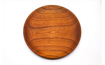 Zelkova皿　24cm 【お皿 木 雑貨 食器 プレゼント おしゃれ プレート 大皿 日本製 神奈川県小田原市】