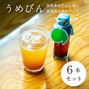 【６本セット】濃厚梅エキスと漢方のシロップ「うめびん（杉田梅） by Kampo Kitchen」【 家庭用 自宅用 贈答品 贈答用 ギフト お取り寄せ お中元 お歳暮 贈り物 お祝い 神奈川県 小田原市 】