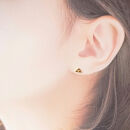 小田原北條　三つ鱗ピアス（スタッド小片方）【&nbsp;ジュエリー&nbsp;アクセサリー&nbsp;神奈川県&nbsp;小田原市&nbsp;】