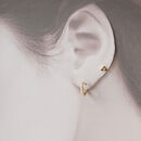 小田原北條　三つ鱗ピアス（スタッド小片方）【&nbsp;ジュエリー&nbsp;アクセサリー&nbsp;神奈川県&nbsp;小田原市&nbsp;】