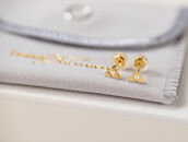 小田原北條　三つ鱗ピアス（スタッド小ペア）【&nbsp;ジュエリー&nbsp;アクセサリー&nbsp;神奈川県&nbsp;小田原市&nbsp;】