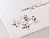 風魔小太郎　耳に刺さる手裏剣ピアス（シルバー）【&nbsp;ジュエリー&nbsp;アクセサリー&nbsp;神奈川県&nbsp;小田原市&nbsp;】