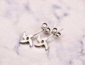 風魔小太郎　耳に刺さる手裏剣ピアス（シルバー）【&nbsp;ジュエリー&nbsp;アクセサリー&nbsp;神奈川県&nbsp;小田原市&nbsp;】